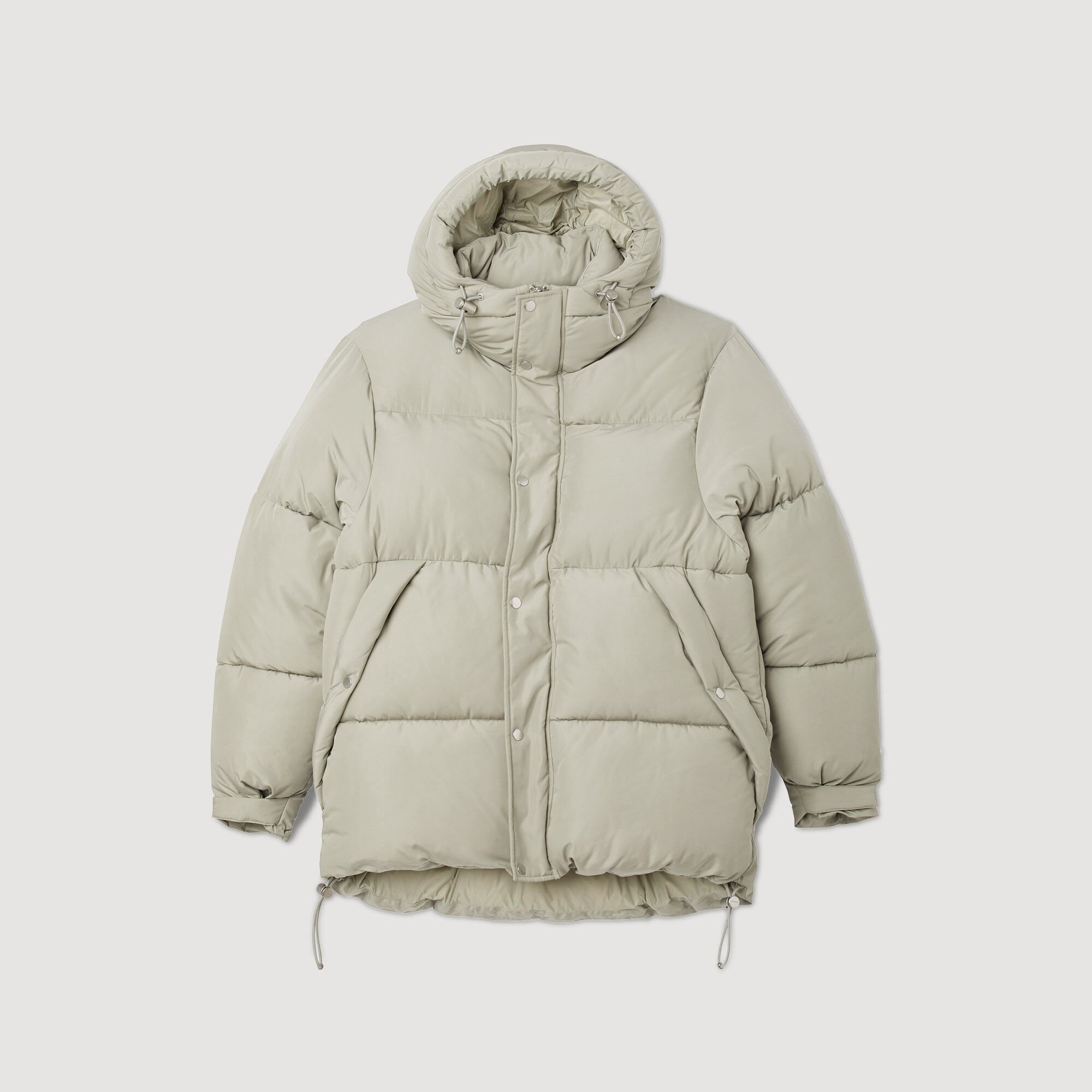 Anorak tres cuartos con capucha