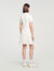 Vestido corto con cuello polo