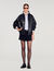 Cazadora de cuero oversize