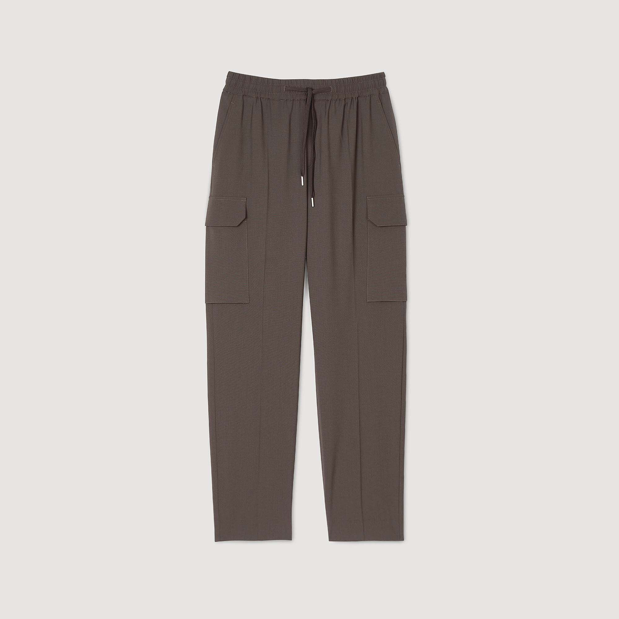 Pantalón cargo elástico