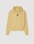 Sudadera con parche de cuero