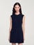Vestido corto con botones