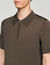 Polo de punto con cuello con cremallera