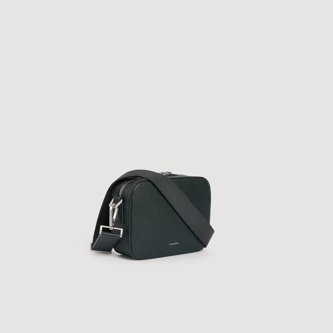 Bolso peque&ntilde;o piel regenerada logo