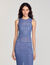 Vestido midi de punto