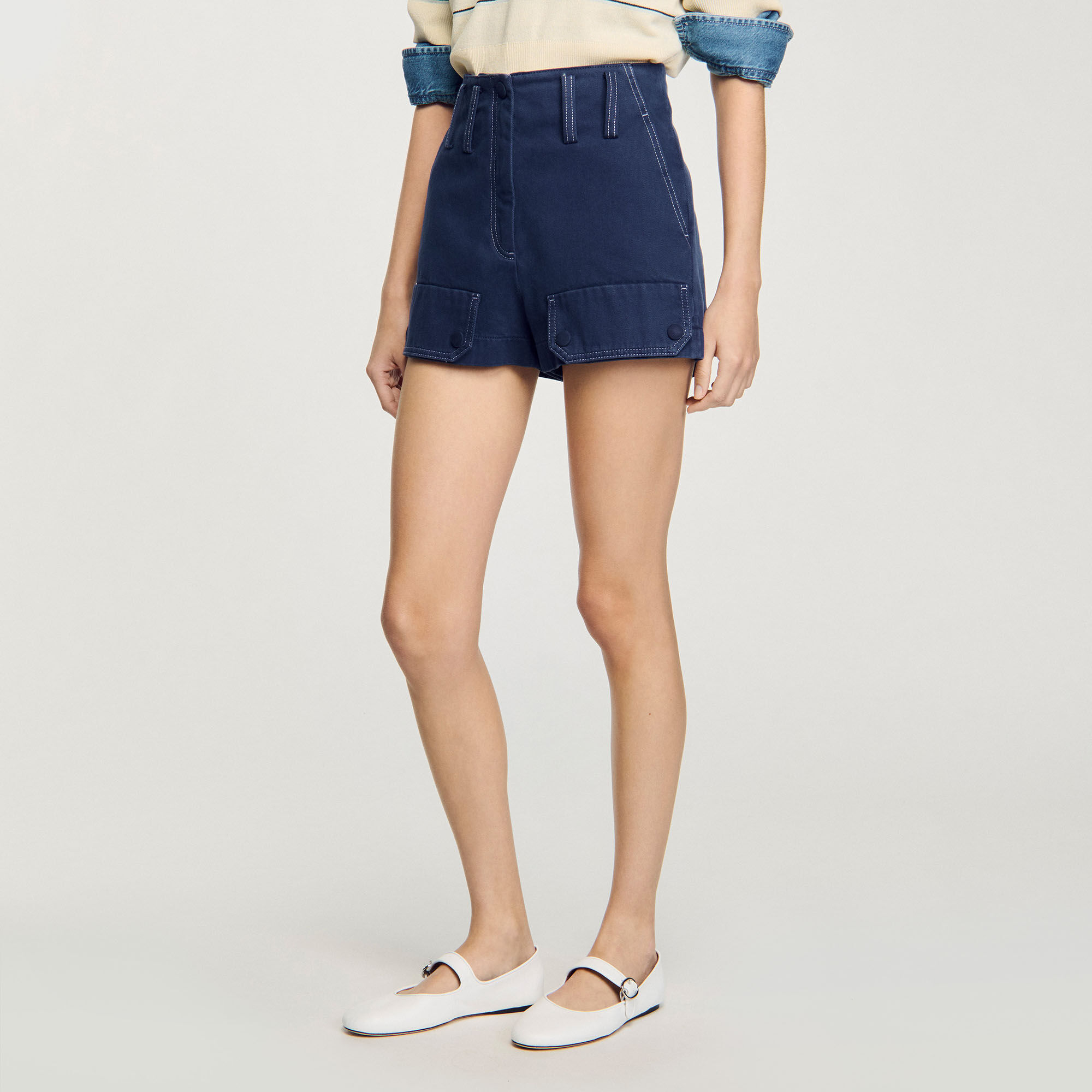 Pantalón corto cargo