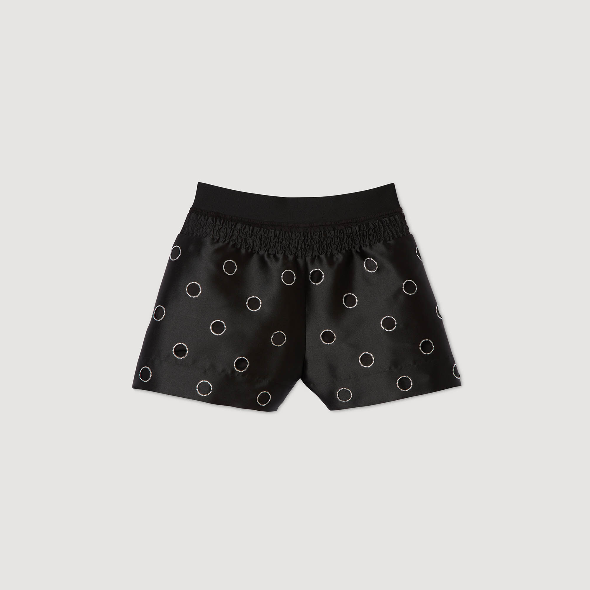 Pantalón corto con strass