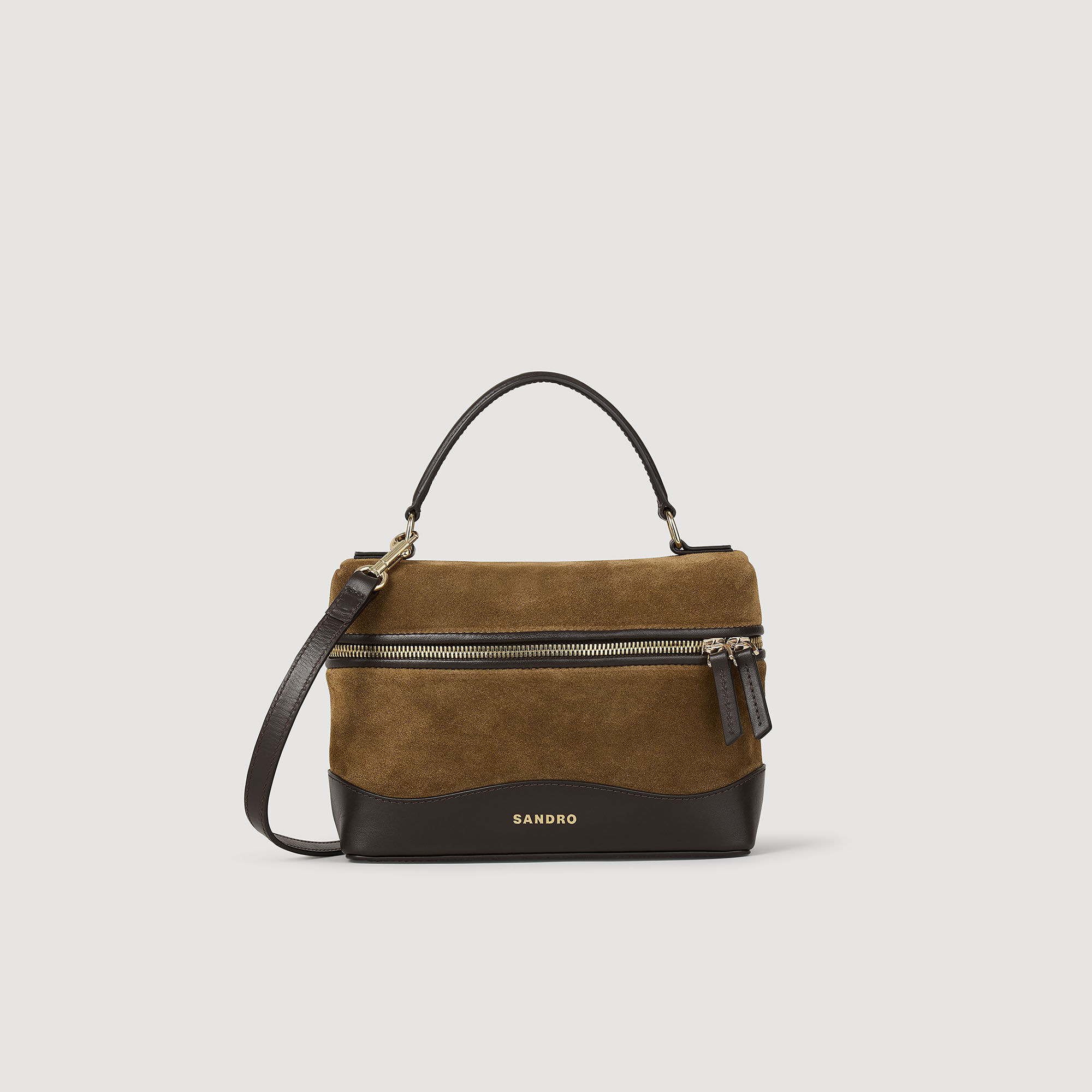 Bolso TANGOSO vanity cuero y ante