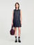 Vestido corto de denim