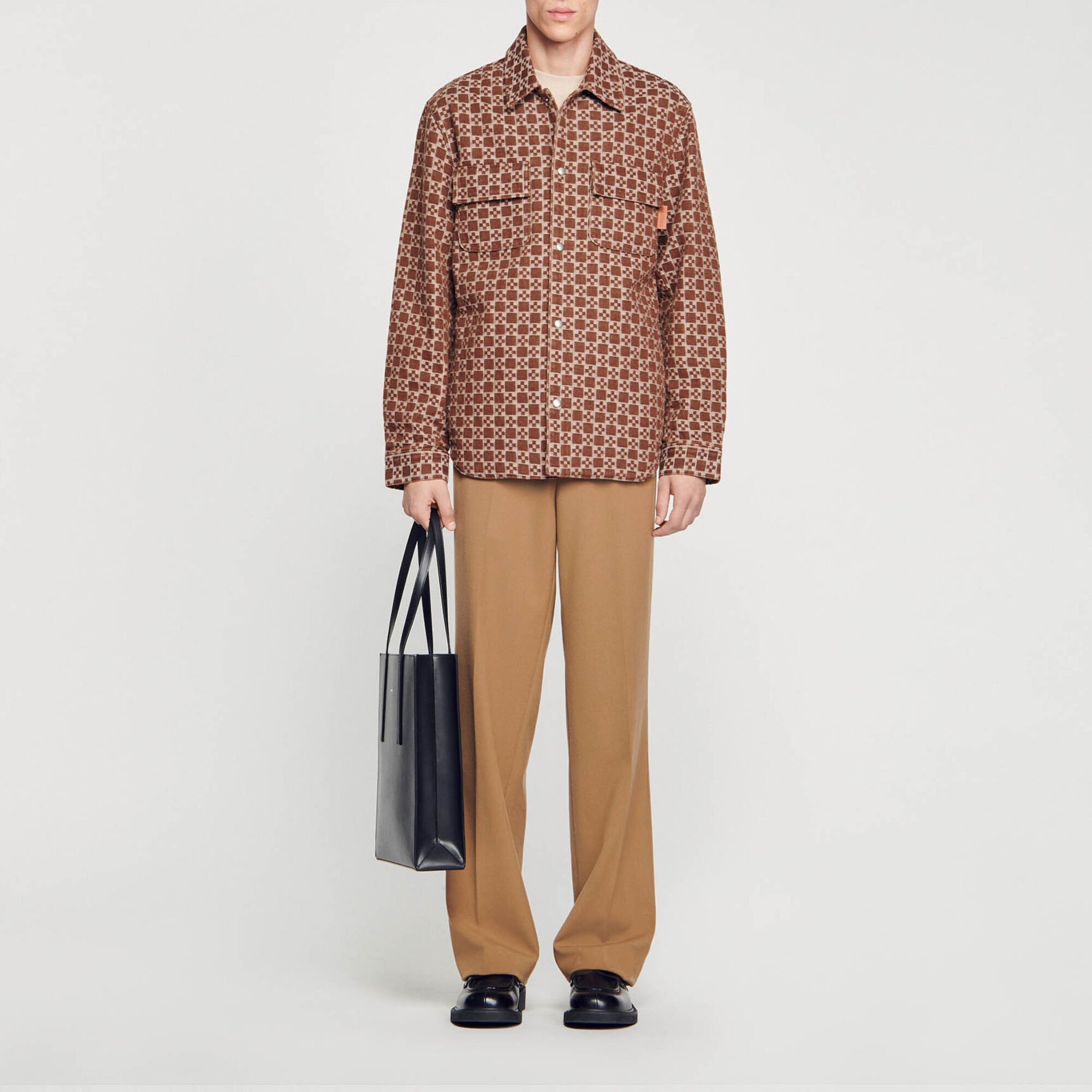 Sobrecamisa Square Cross