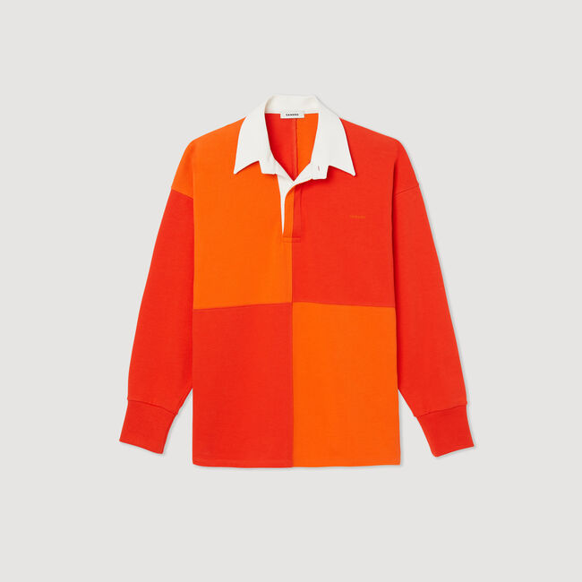 Polo de rugby de algodón orgánico