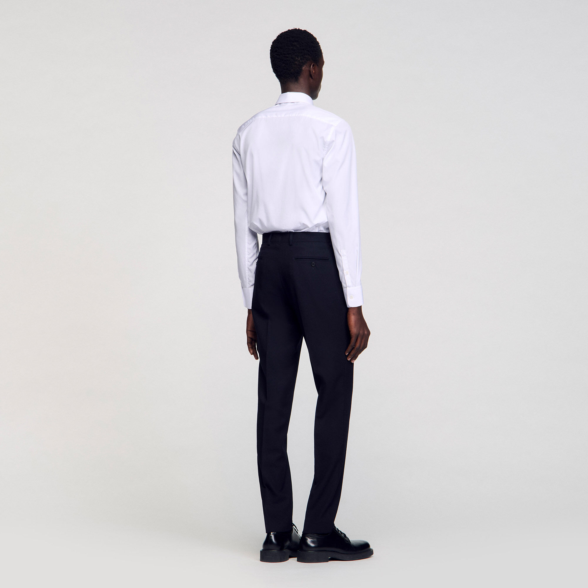 Pantalón de traje de lana