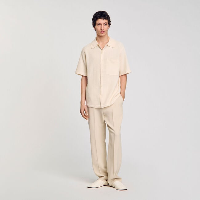 Camisa de nido de abeja