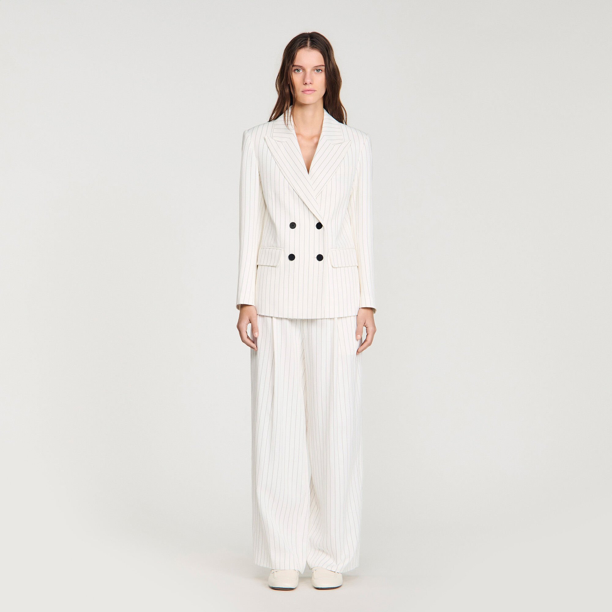 Chaqueta sastre de rayas