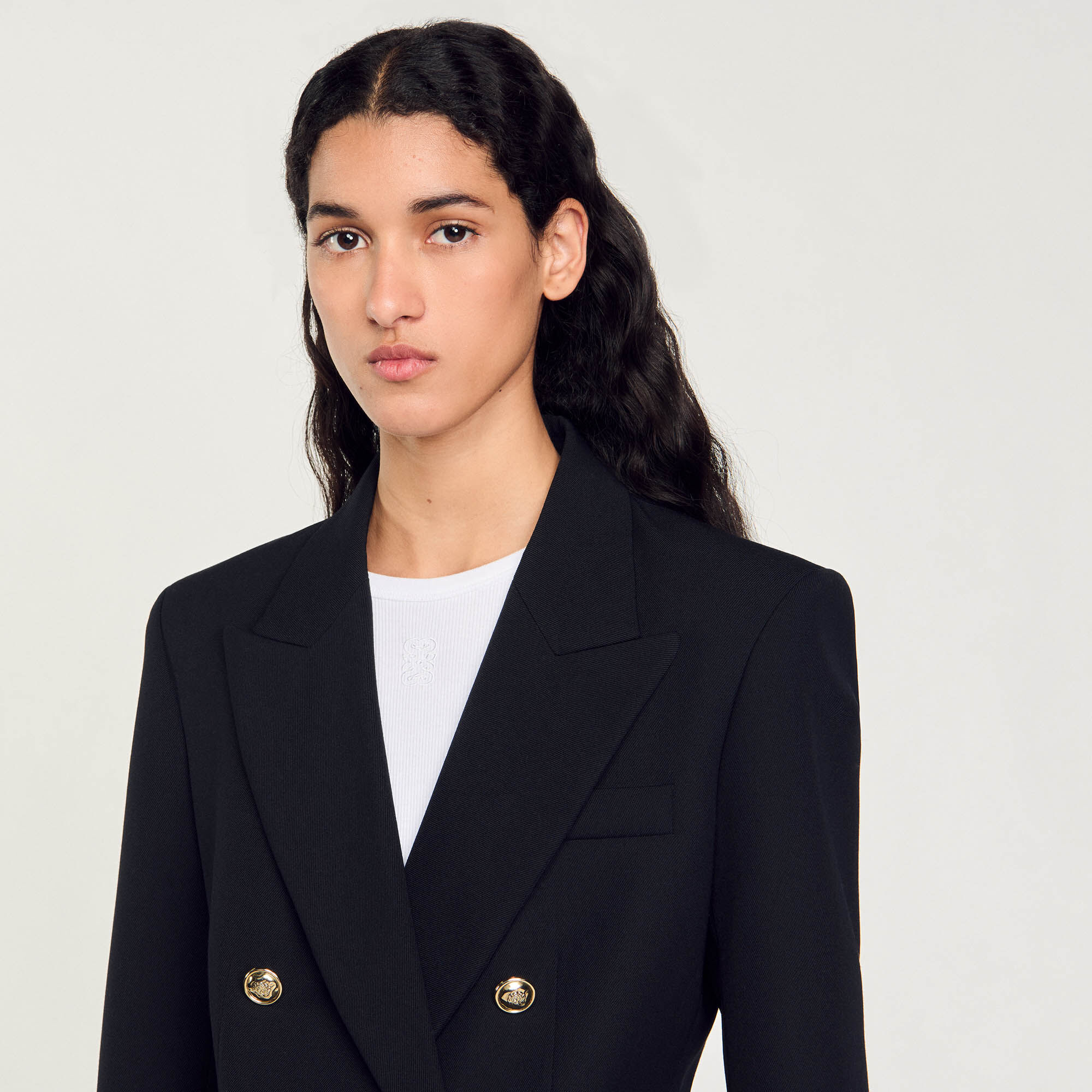 Chaqueta sastre con botonadura cruzada