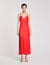 Vestido fluido sin tirantes