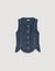 Top de denim con strass