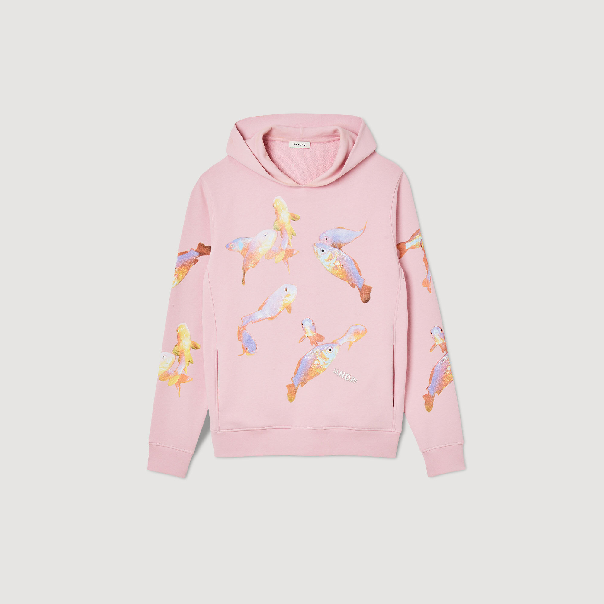Sudadera con capucha estampada