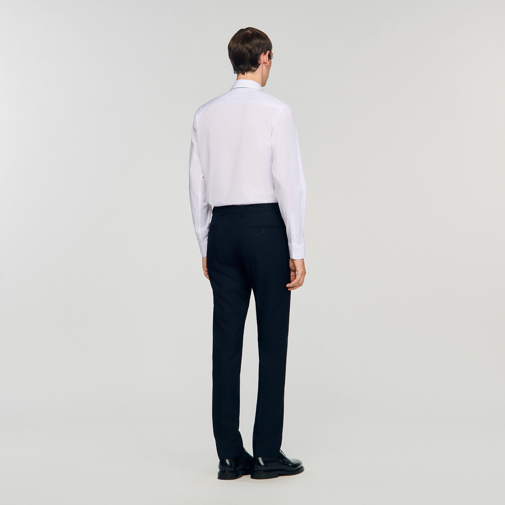 Pantalón de traje de lana