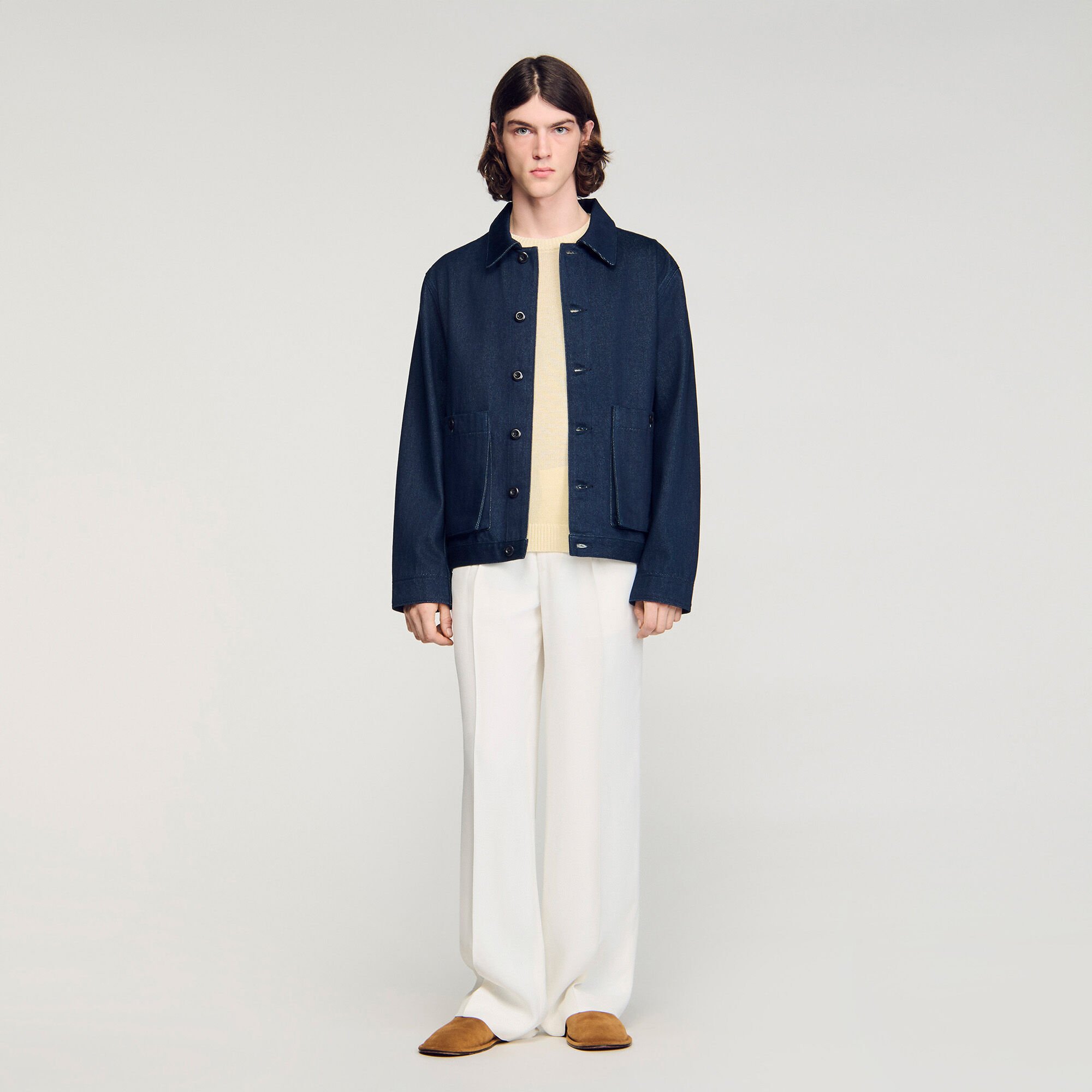 Cazadora vaquera de trabajador