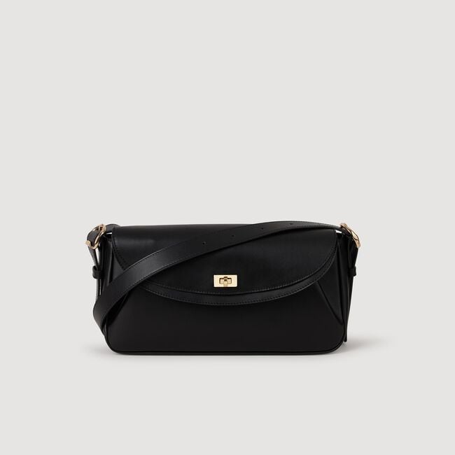 Bolso de cuero liso Le Mambo