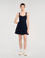 Vestido corto de punto