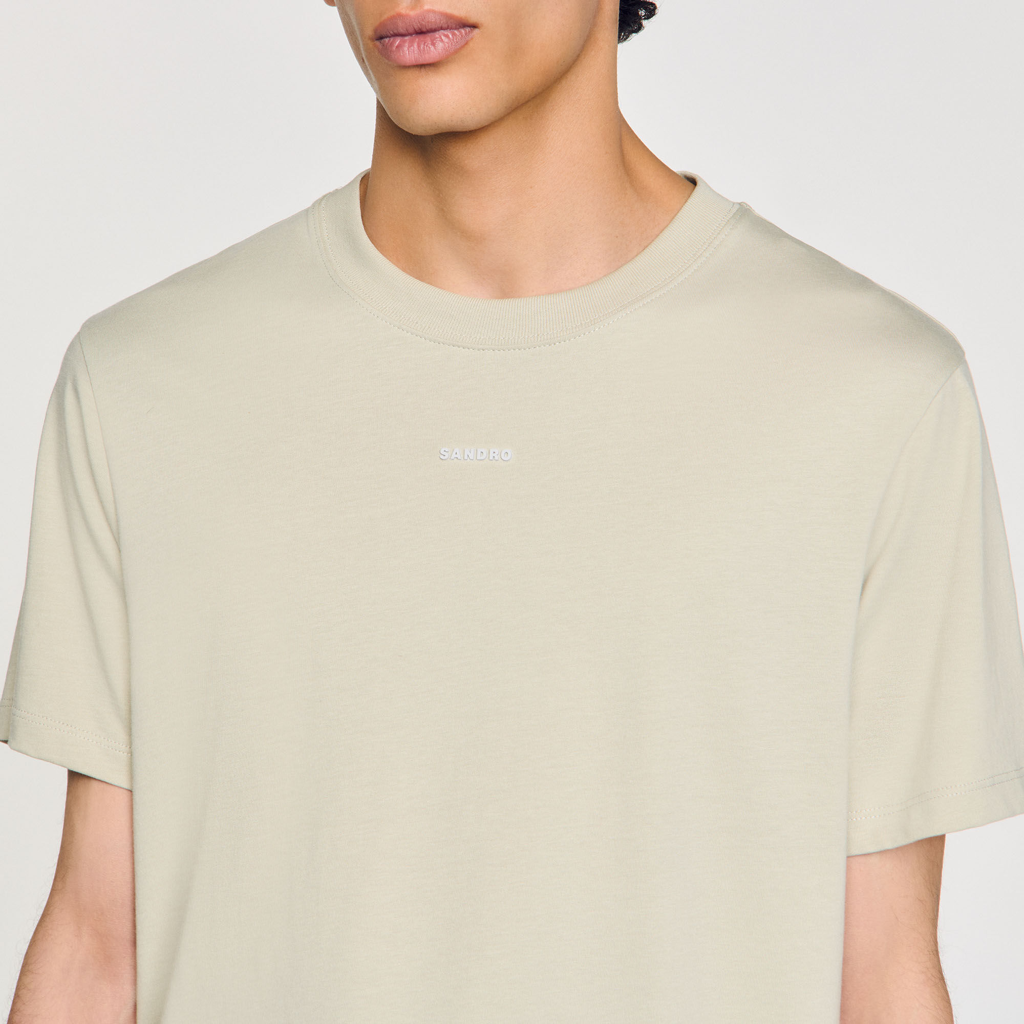 Camiseta de algodón con logotipo