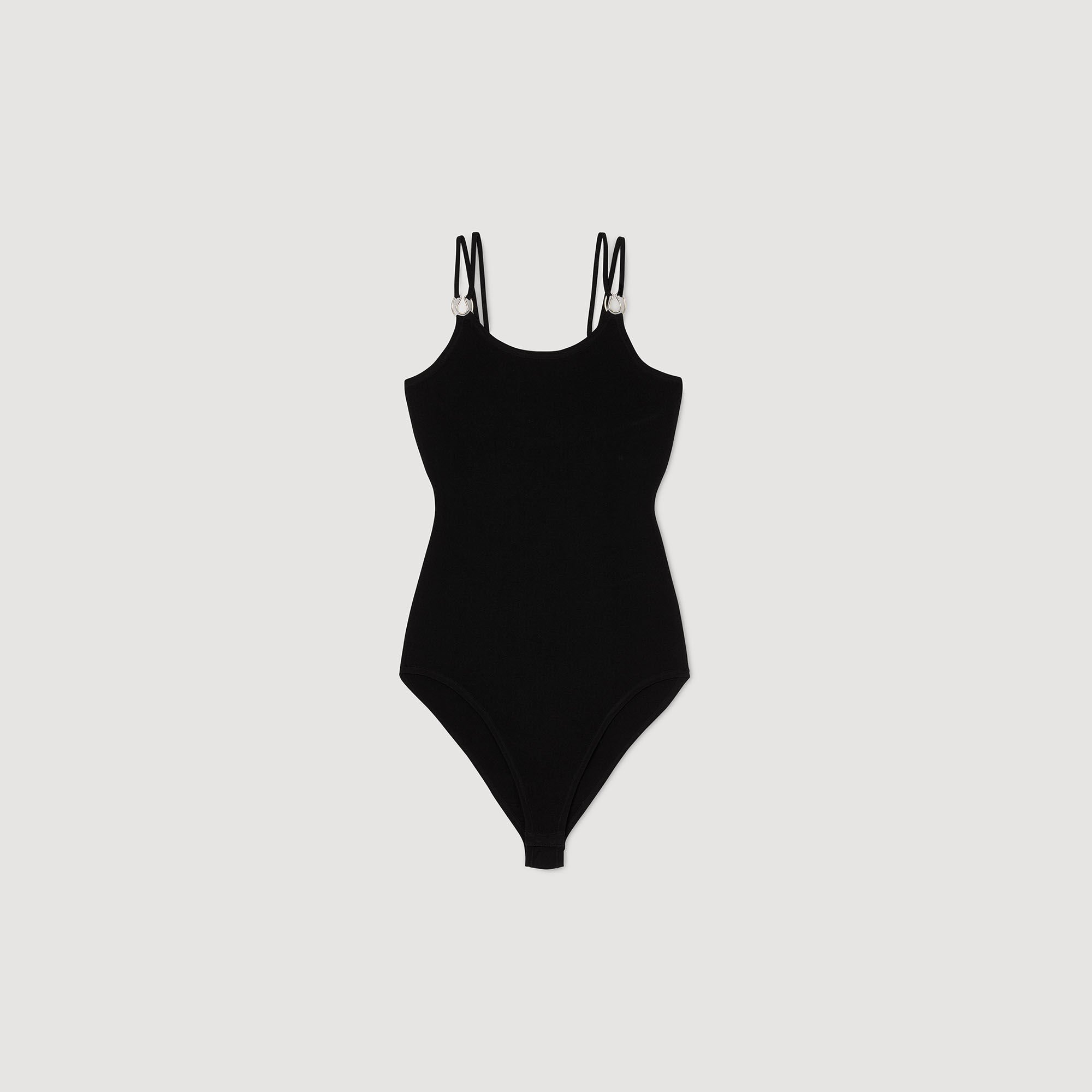 Body de punto con detalle joya