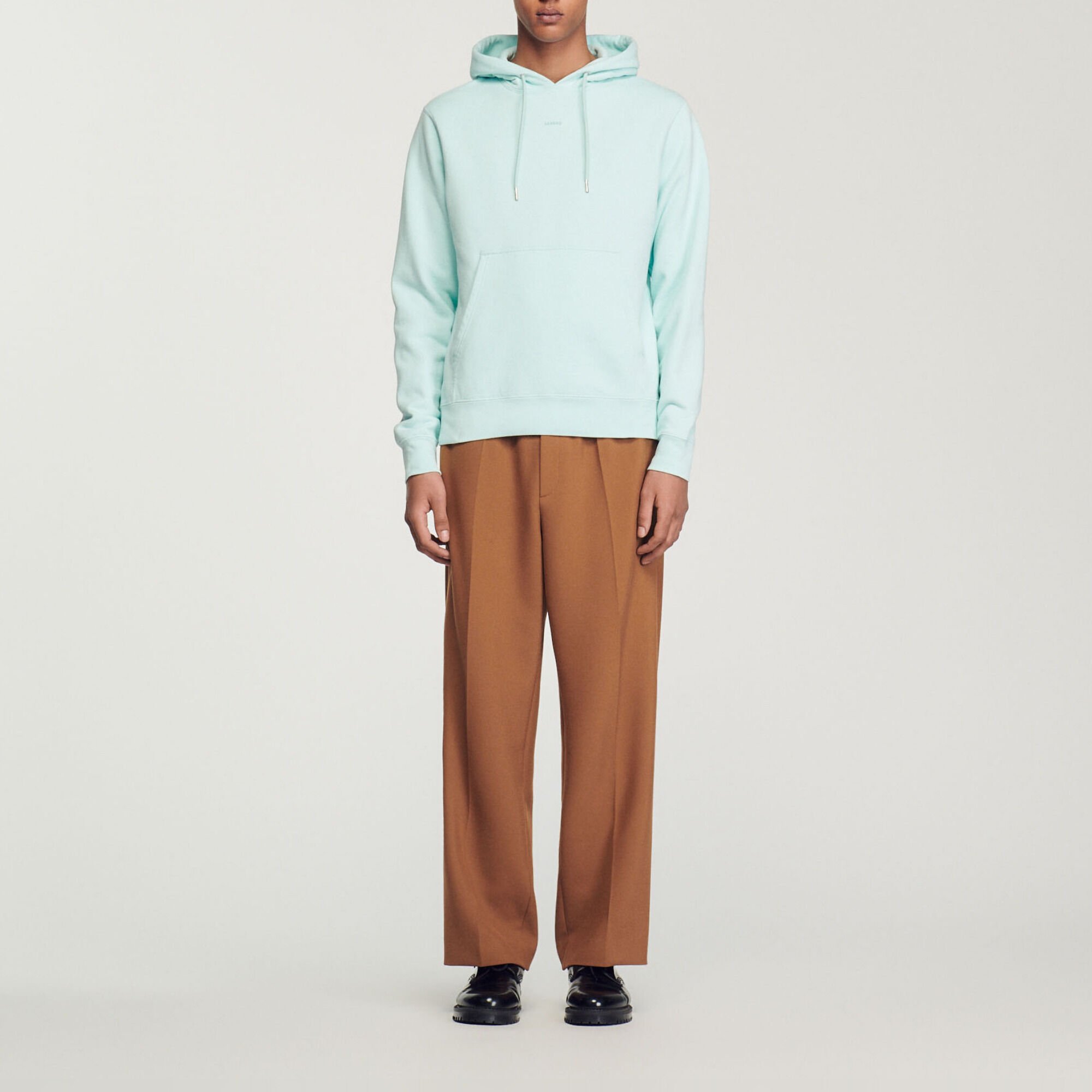 Sudadera hombre bordado algodón orgánico