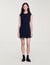 Vestido corto con botones