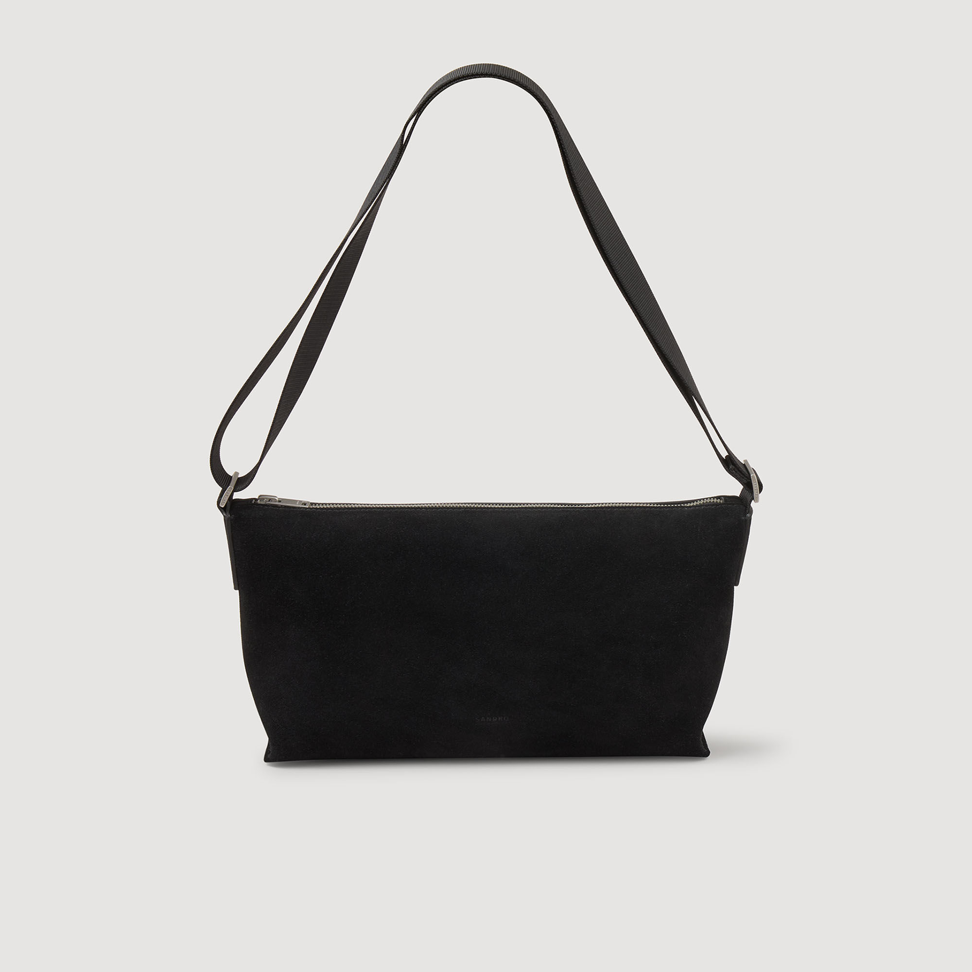 Bolso hobo de cuero flor