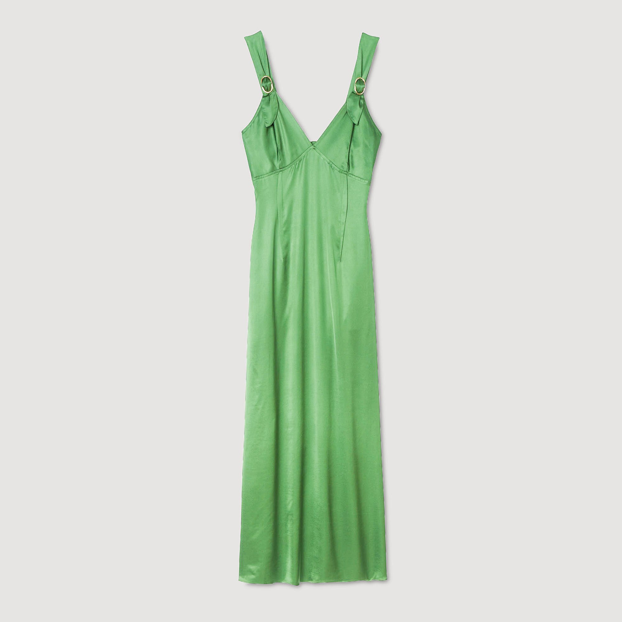Vestido fluido satinado