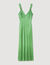 Vestido fluido satinado
