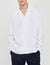 Camisa fluida de cuello estilo tiburón
