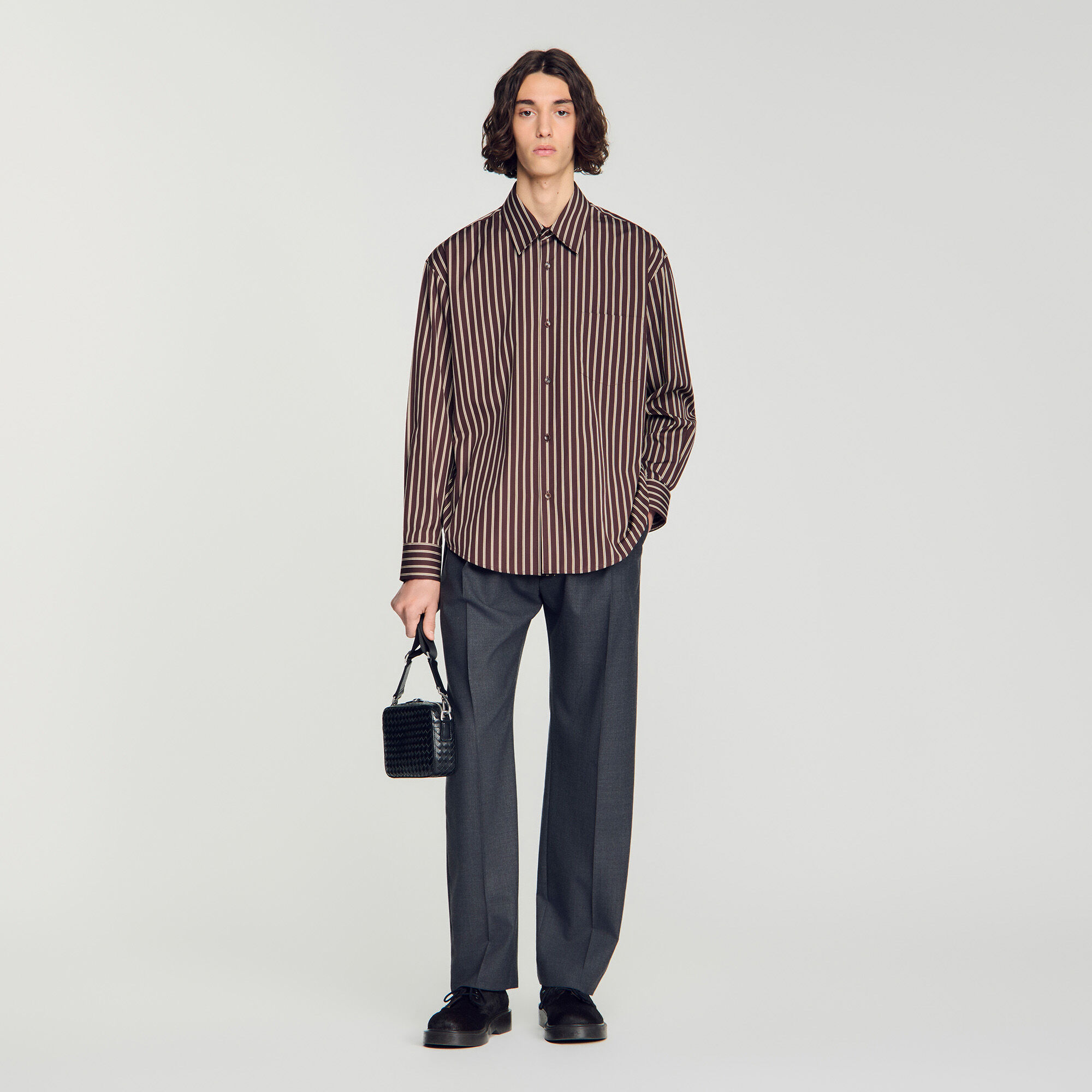 Camisa de algod&oacute;n de rayas