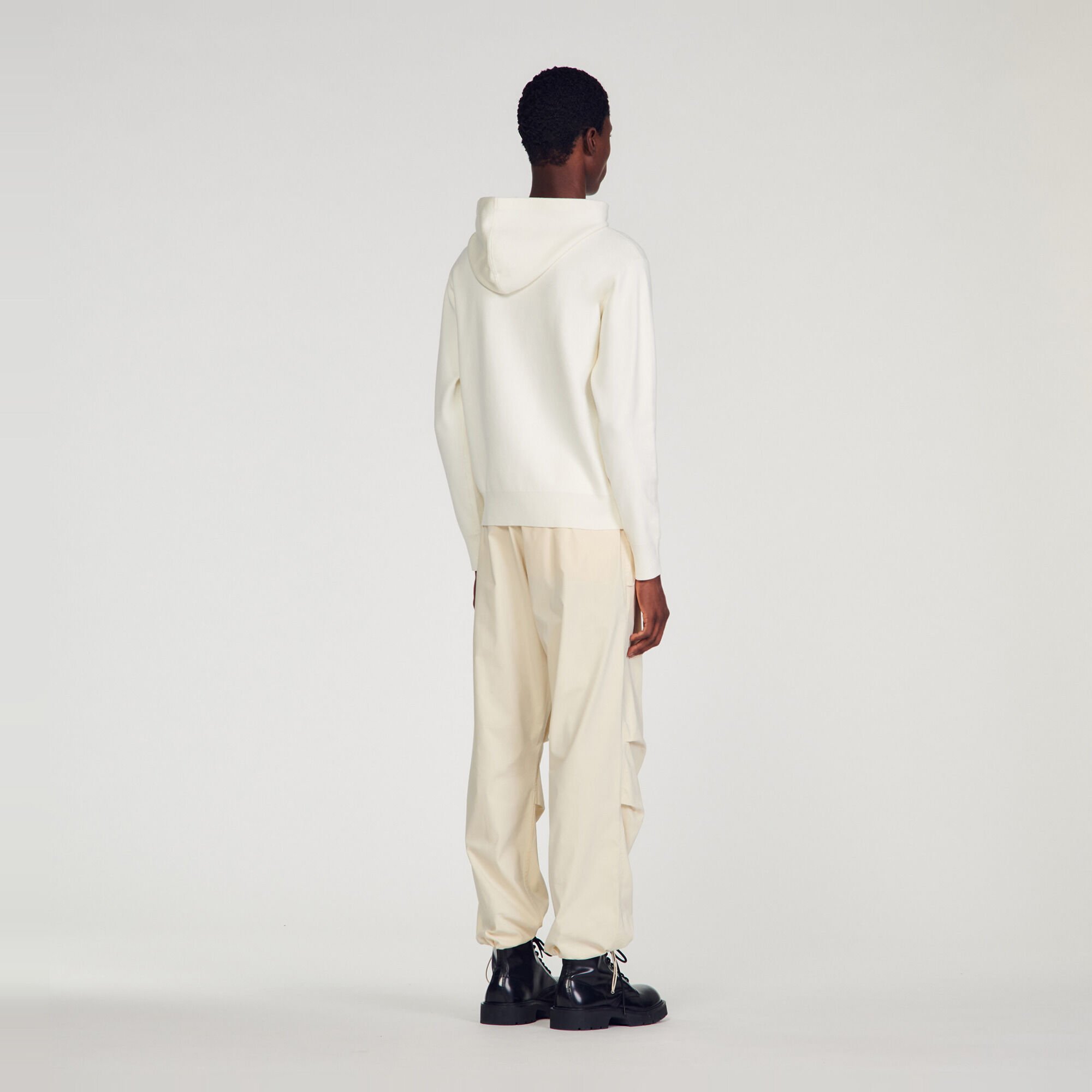 Sudadera de punto con capucha