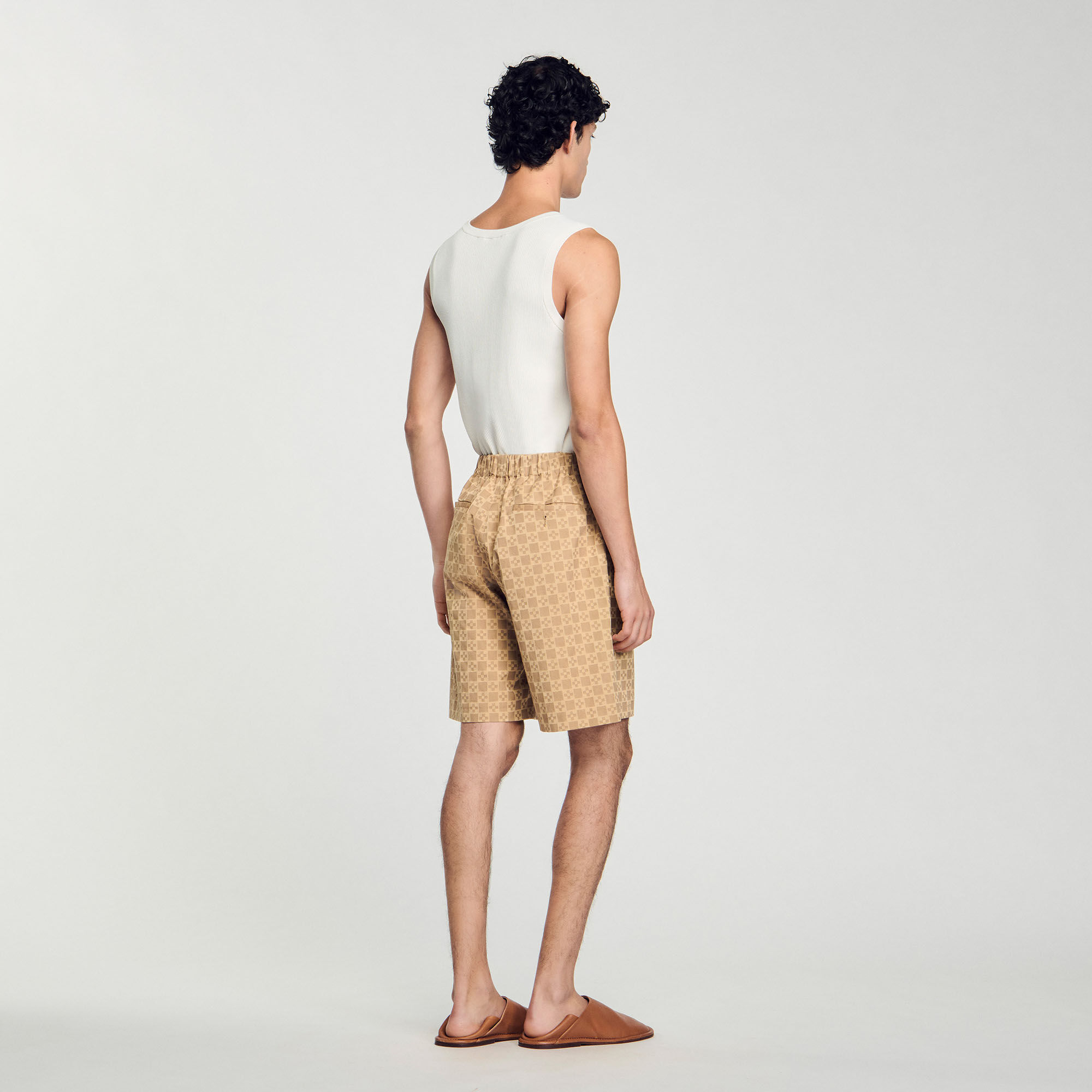 Pantalón corto jacquard Square Cross