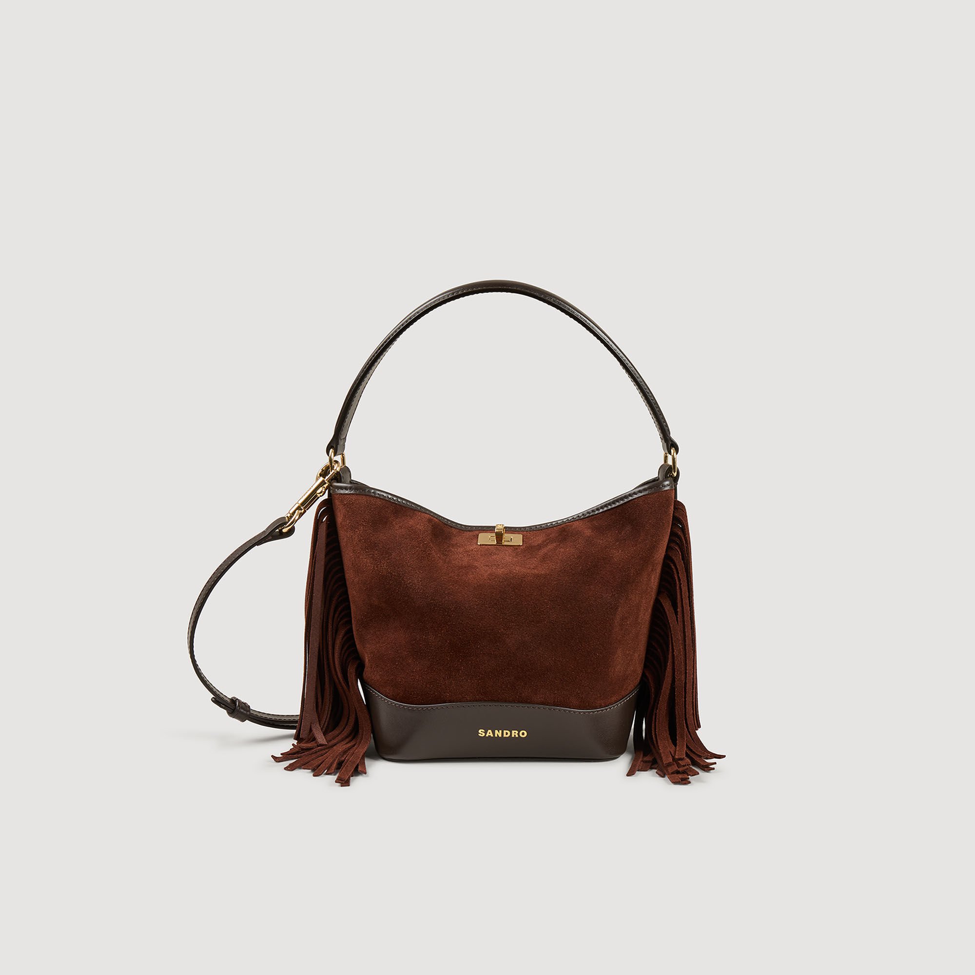 Bolso de ante TANGOSO con flecos