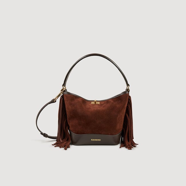 Bolso de ante TANGOSO con flecos