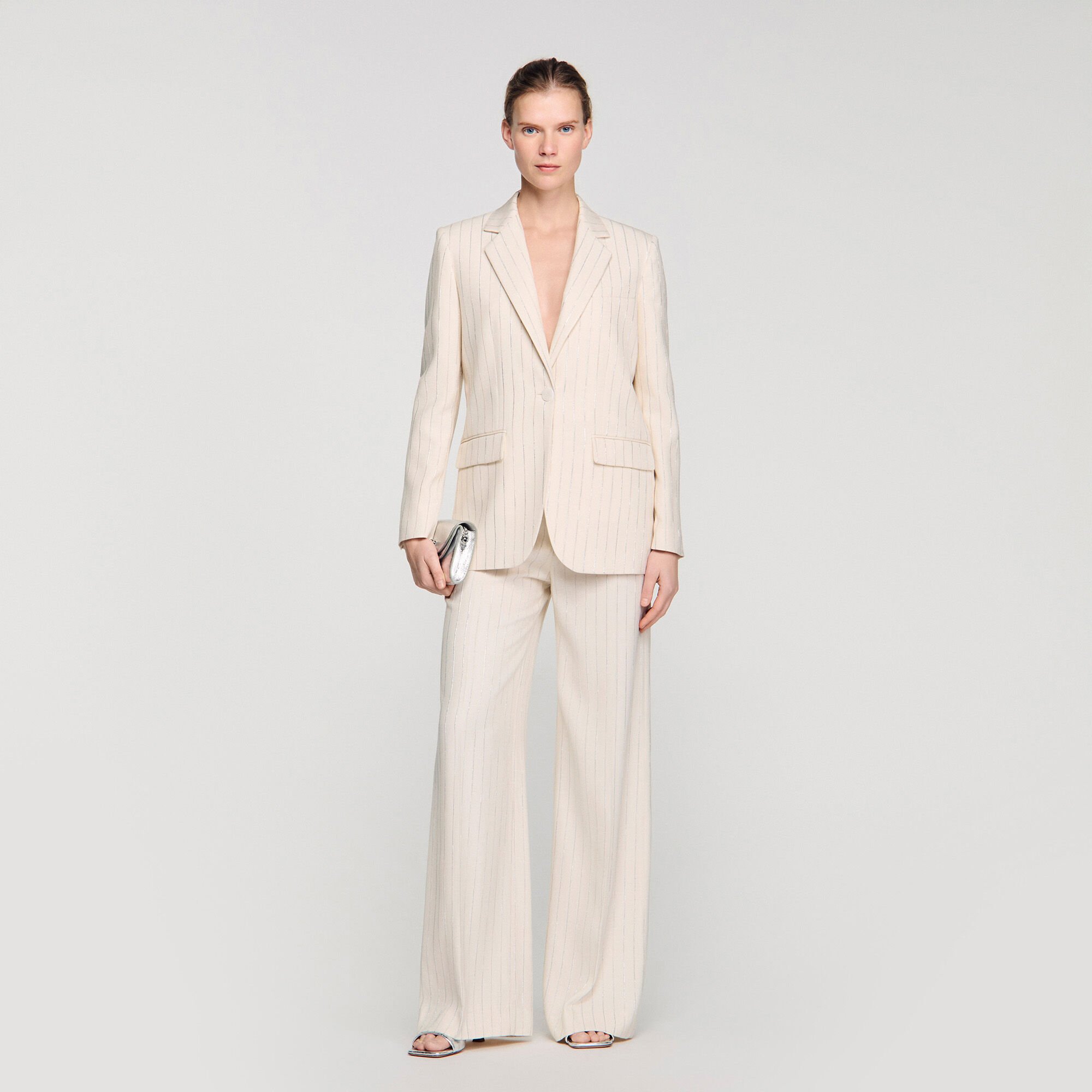 Chaqueta sastre de rayas