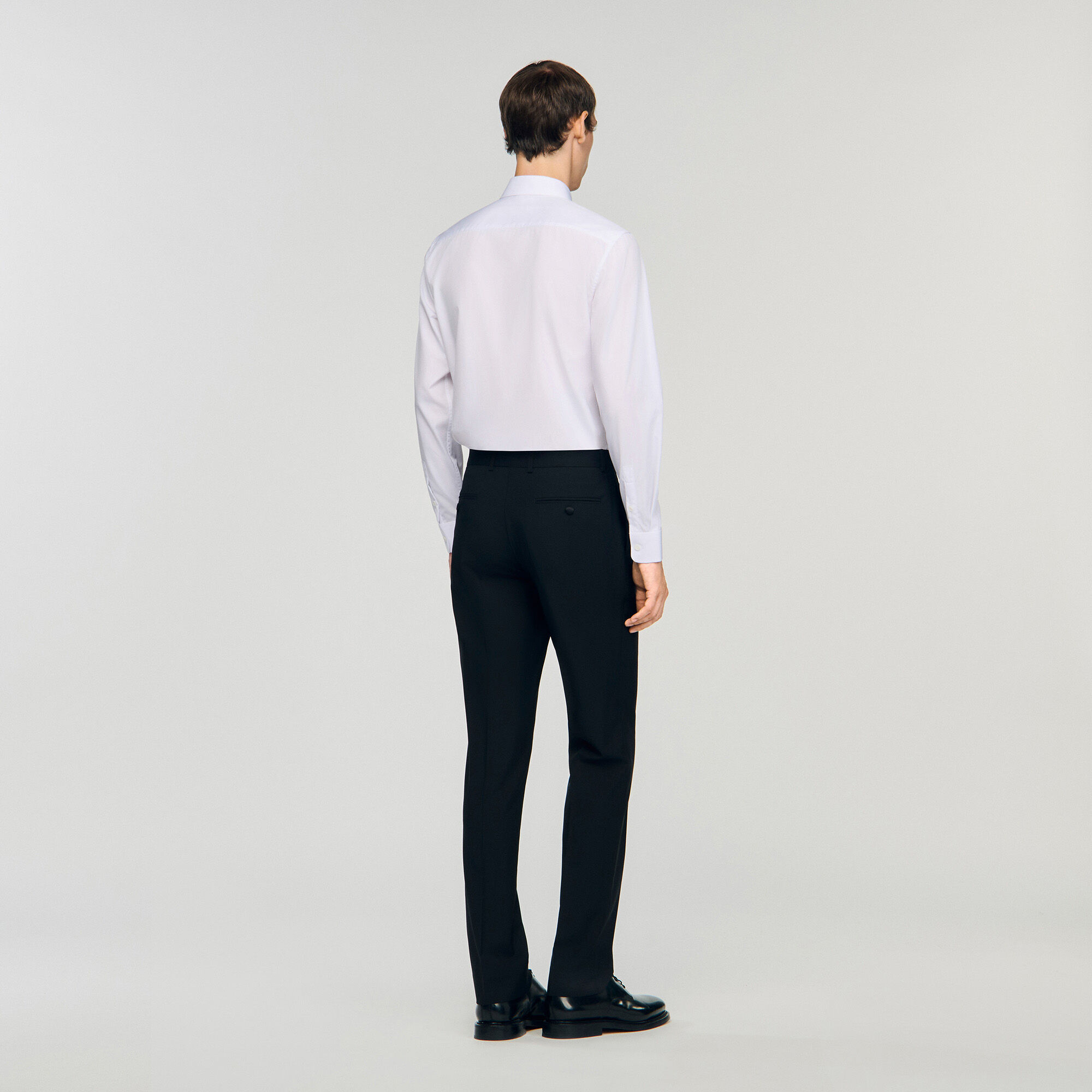 Pantalón detalles satinados