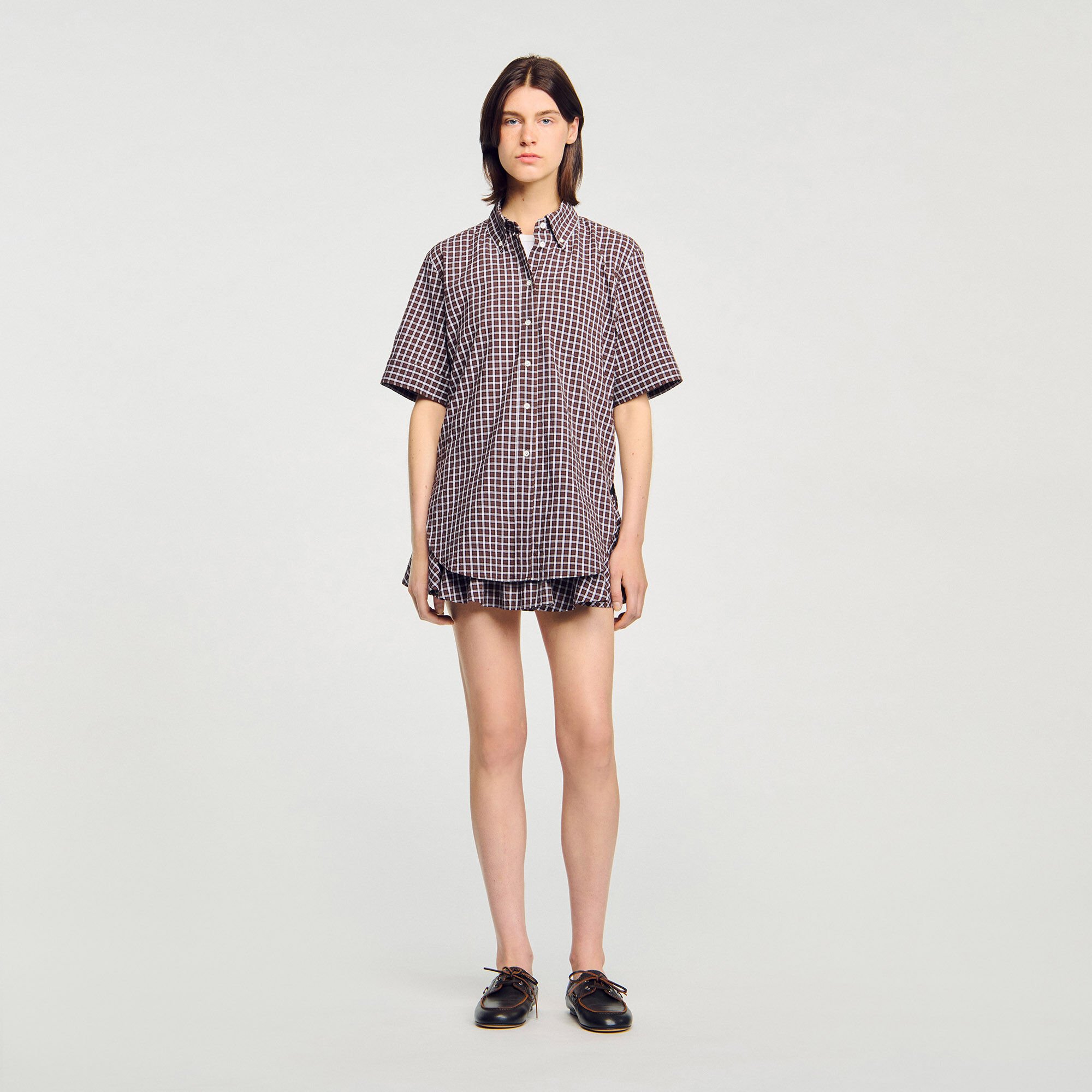 Camisa oversize a cuadros