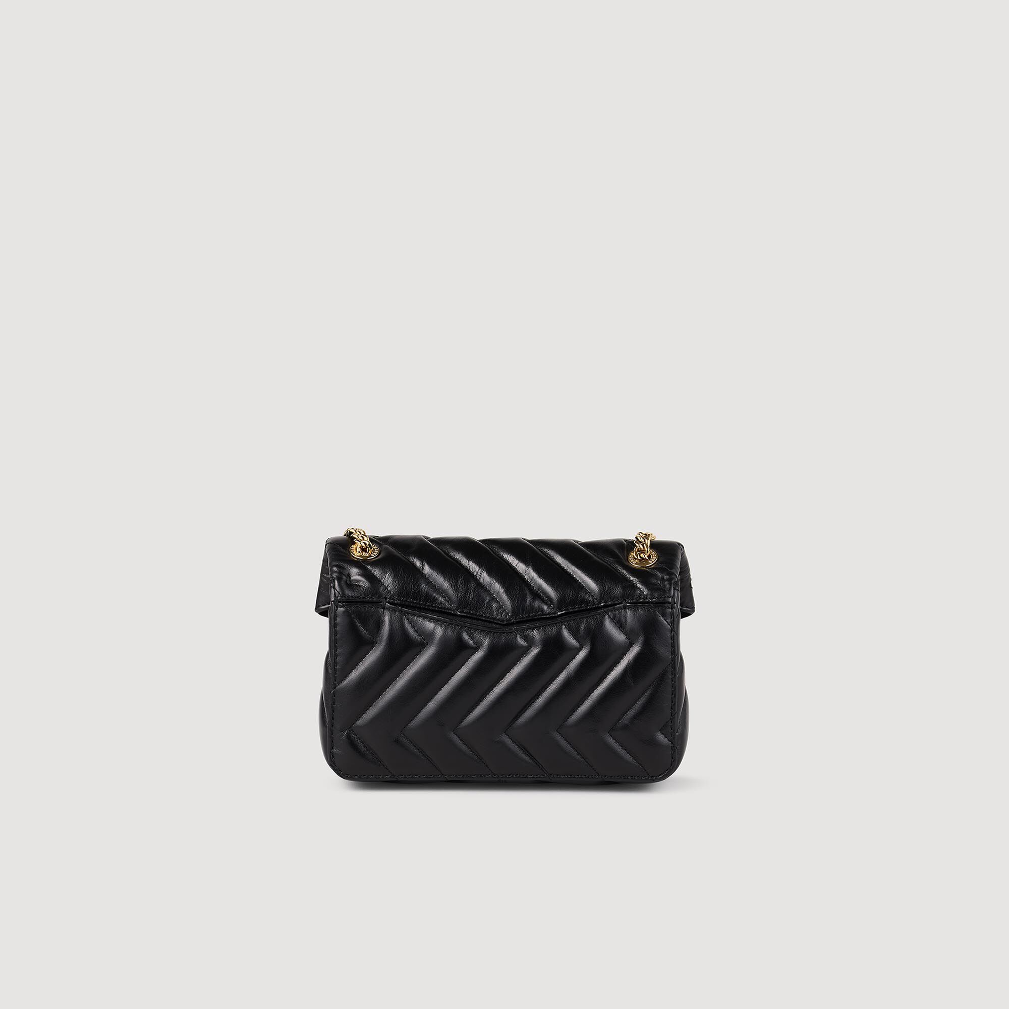 Bolso pequeño de cuero liso Yza