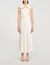 Vestido largo satinado con strass - Mujer | Sandro