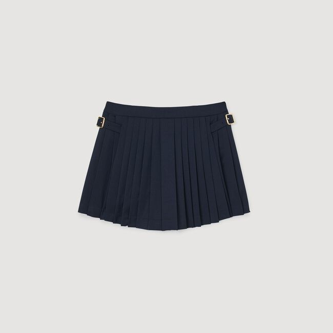 Falda pantalón con pliegues