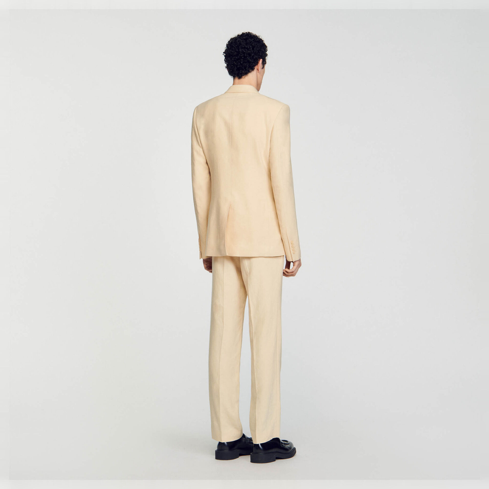 Chaqueta de traje cruzada