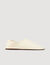 Slippers de cuero granulado