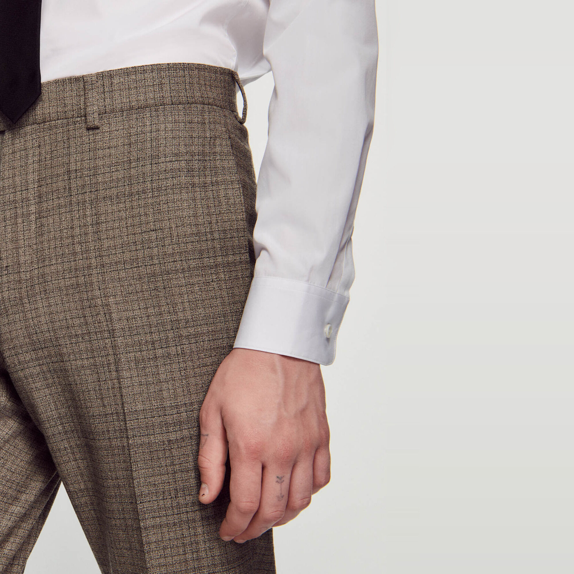 Pantalón de traje de lana