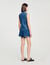 Top de denim con strass