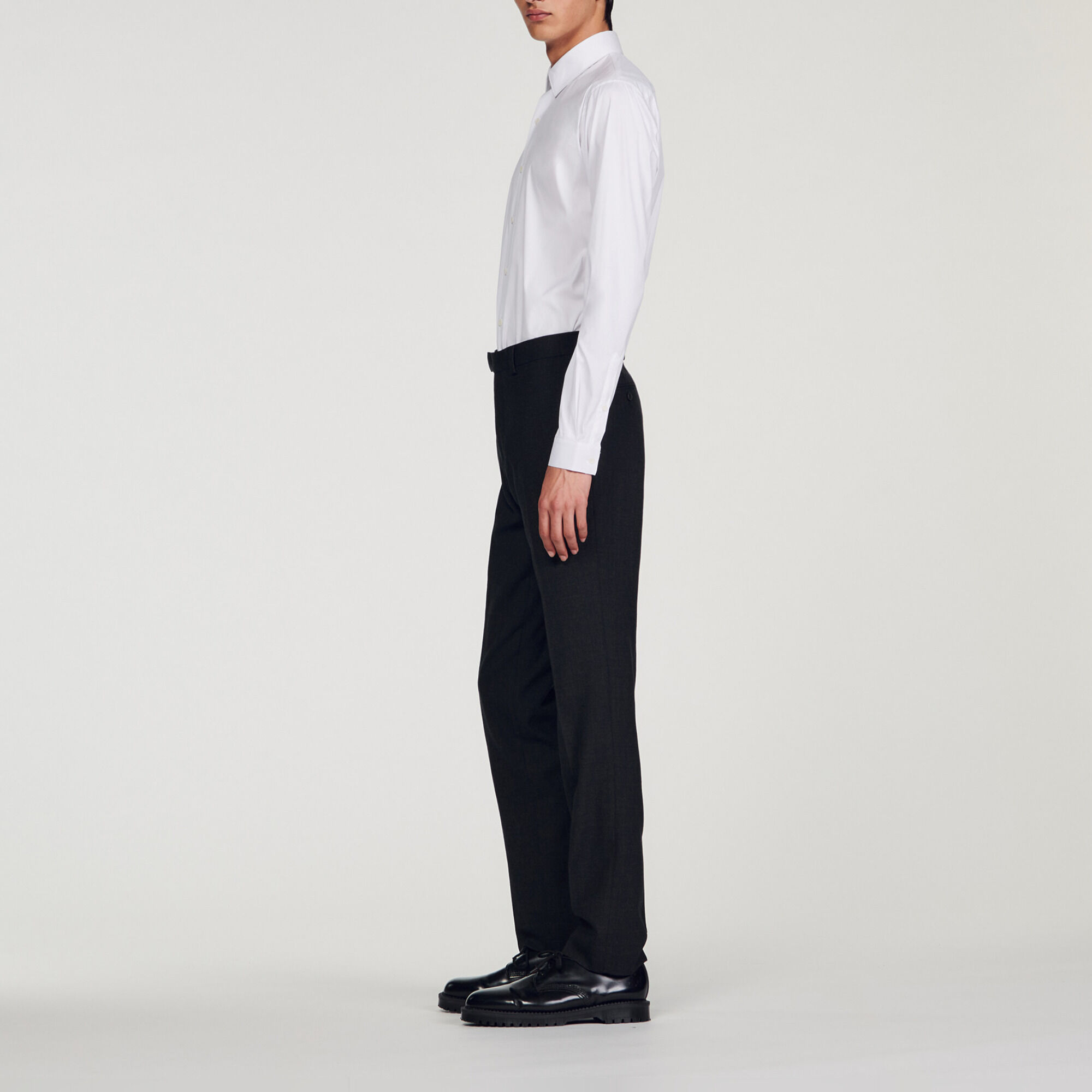Pantalón de traje de lana